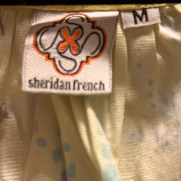 Sheridan French Animal Dress in yellow size medium - Picture 4 of 5